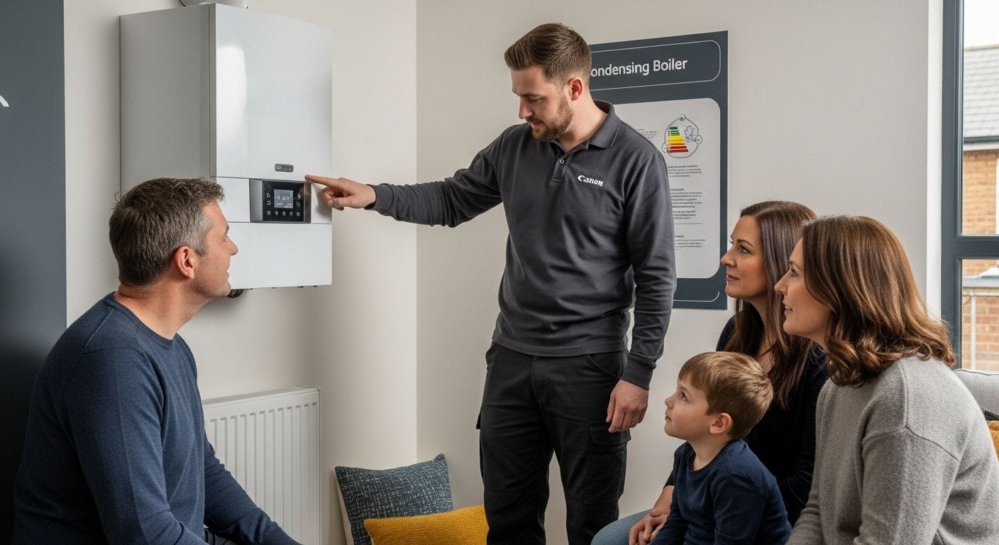 condensing boiler home