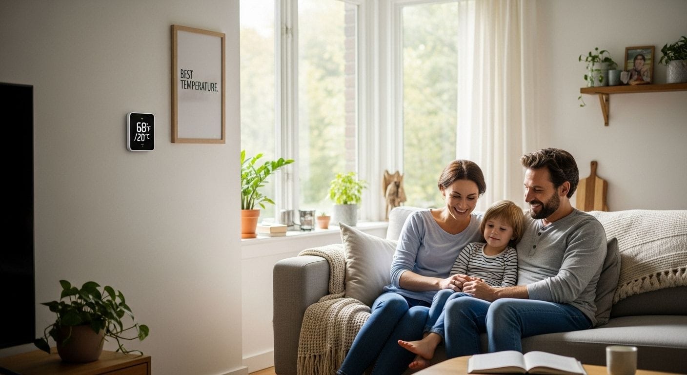best temperature heating home