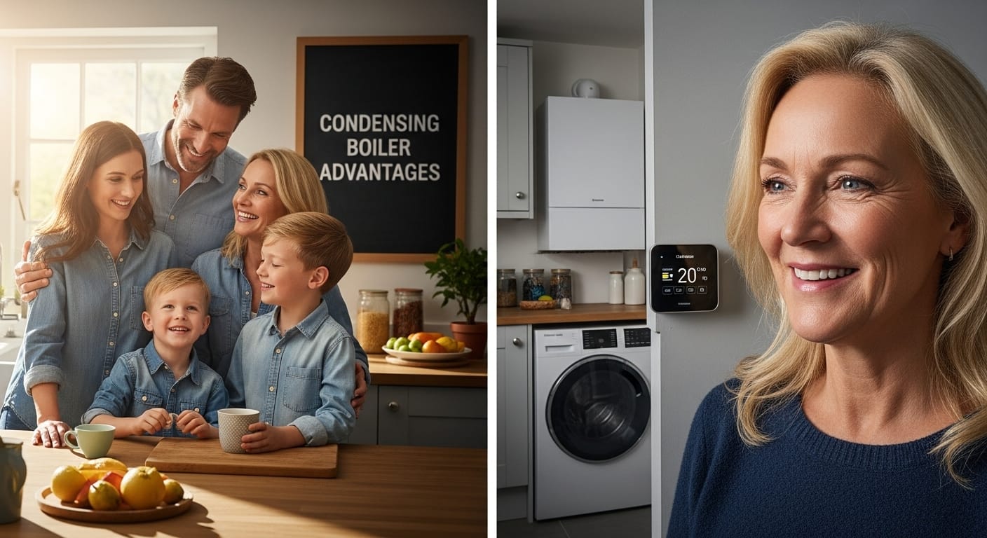 condensing boiler advantages family home