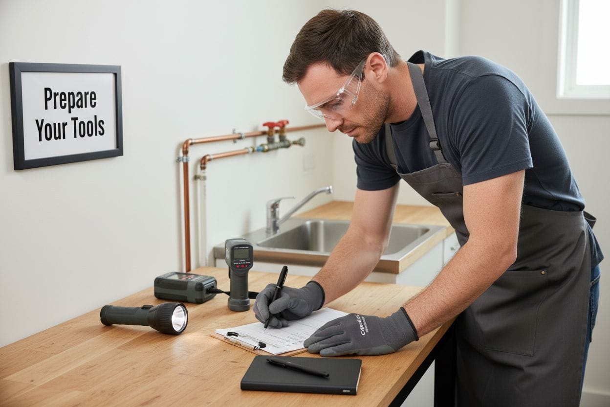 leak detection toolkit, homeowner preparation