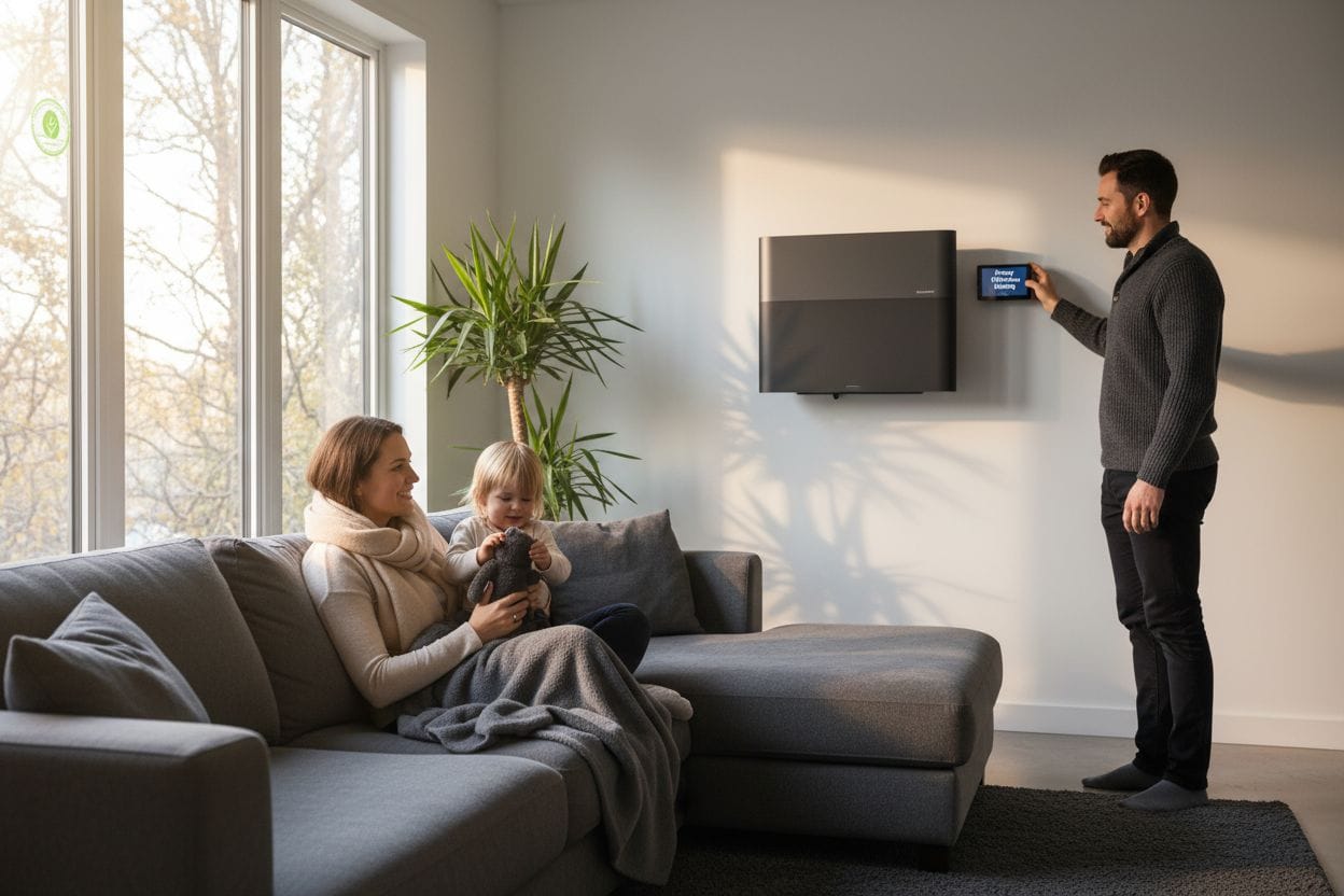 energy efficient heating home